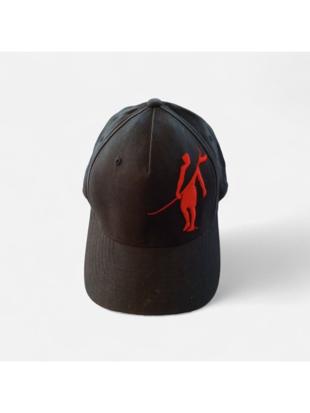 Texas Pete Hot Sauce branded baseball cap with red embroidered condiment charact